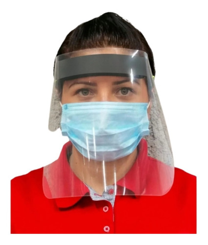 Careta Facial Protectora Mascarilla Reutilizable De Acetato