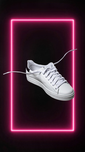 Imagen 1 de 5 de Zapatilla De Cuero Blancas No End 3870400 Hombre