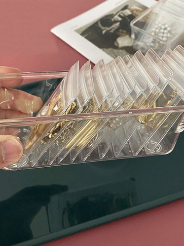 Imagen 3 de 4 de 1 Joyero Transparente Y 20 Bolsas De Almacenamiento.