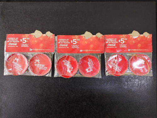 Colguijes Navideños Fichas Coca Cola Navidad 6pz Repetidos (Usado)