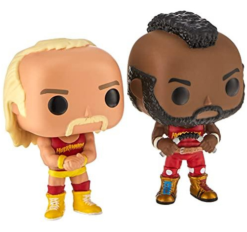 Set 2 Funko Pop! Wwe: Hulk Hogan & Mr. T, Coleccionables