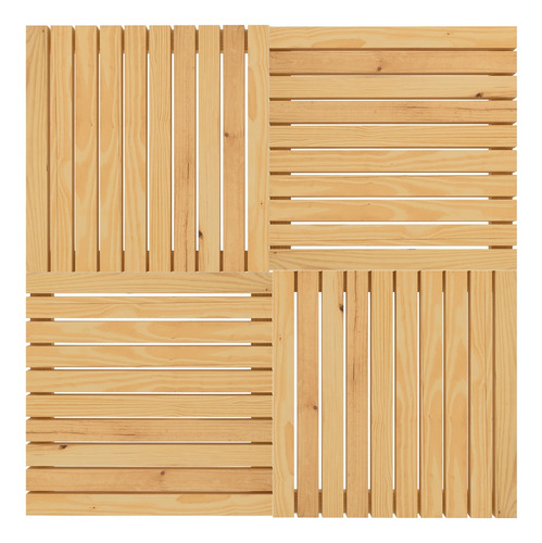 Kit 4 Decks Madeira Modular Piscina Sacada Saúna