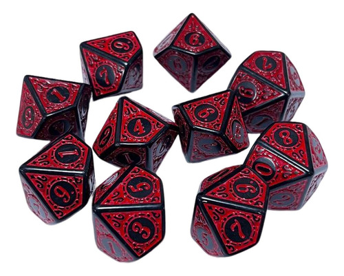 3 Juego De Dados Poliédricos De 2-6 Paquetes De 10x, 16 Mm