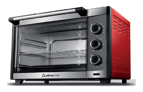 Horno Eléctrico Ultracomb 55l Rojo Uc-55cn Color Rojo/negro