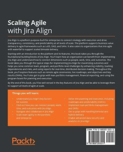 Book : Scaling Agile With Jira Align A Practical Guide To..