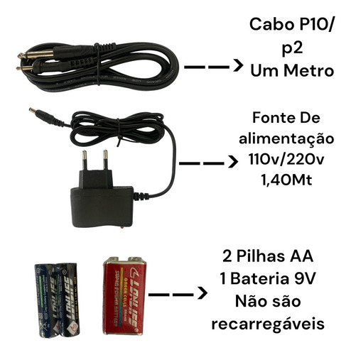 Microfone Lapela Sem Fio Profissional Tomate Hd Omnidirecion Preto