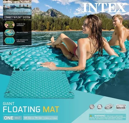 Colchoneta de agua, manta relajante de espuma XPE, colchón flotante