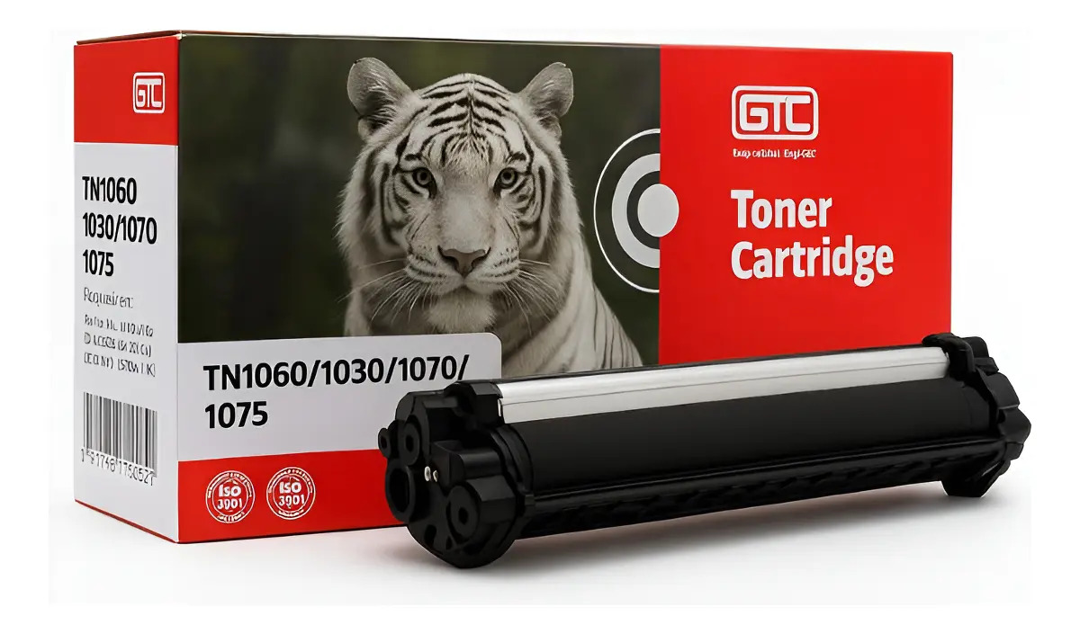 Toner Alternativo GTC TN1060 Compatible Impresoras Brother HL1200 DCP1512 Negro