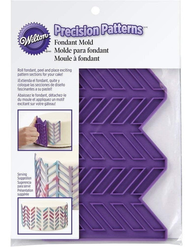 Molde Para Fondant Diseño Espiga Wilton 409-7725