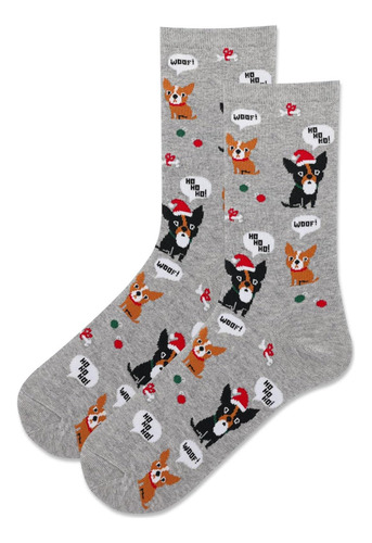 Calcetines De Navidad Para Perros Hot Sox Para Mujer, 1 Par,