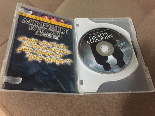 Dvd Minority Report- A Nova Lei- Duplo, Com Tom Cruise (Usado)