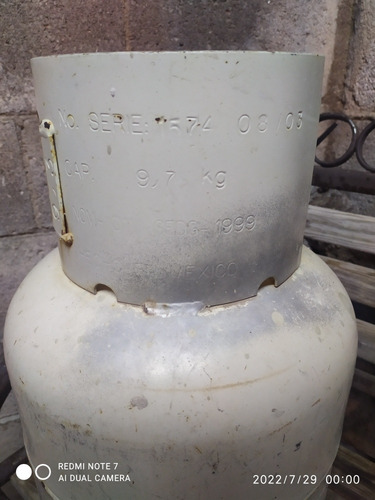 Tanque De Gas 9.7kg Marranita (Usado)
