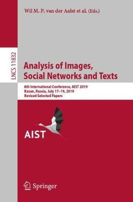 Libro Analysis Of Images, Social Networks And Texts : 8th...