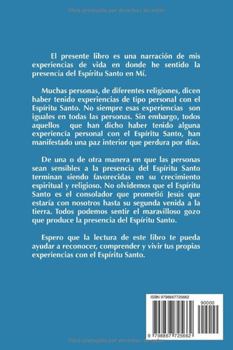 Libro: Espiritu Santo En Mi: Mis Experiencias Con El Espí...