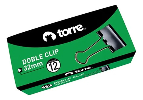 Lote Apretador Doble Clip 32mm Torre (288 Unidades)