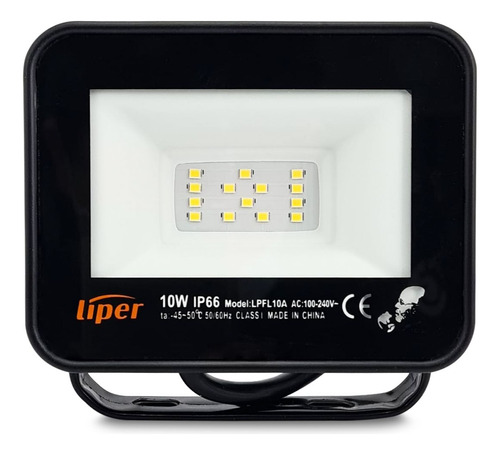 Foco Liper 10w Luz Fria Para Interior/exterior Ip66