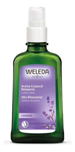  Óleo Corporal Relaxante Weleda Lavanda 100% Vegetal - 100ml