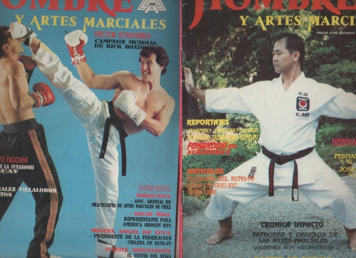 Lote De 4 Revistas - Hombre Y Artes Marciales - 1991 / 92