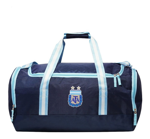 Imagen 1 de 9 de Bolso Deportivo Afa Argentina Oficial Viaje Grande Correas