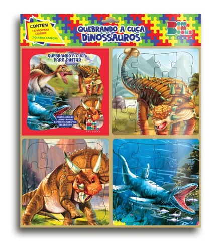 Livros Quebrando A Cuca Dinossauros 3