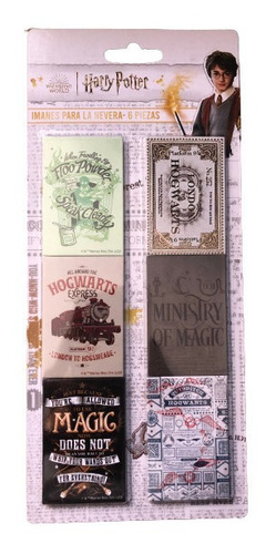 Set De Imanes Harry Potter Howarts De Coleccion