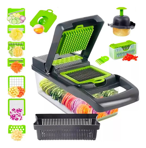Rallador Cortador Rebanador Picador Manual De Verduras Fruta