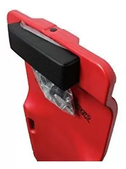 Lisle 92102 Camilla de mecánico de plástico de color rojo