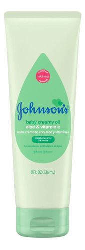 Johnson's Baby Crema Aloe & Vitamina E 8 Fl Oz