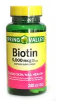 Comprar Biotin De 5000mcg , 240 Cápsulas Blandas , Importadas Usa 