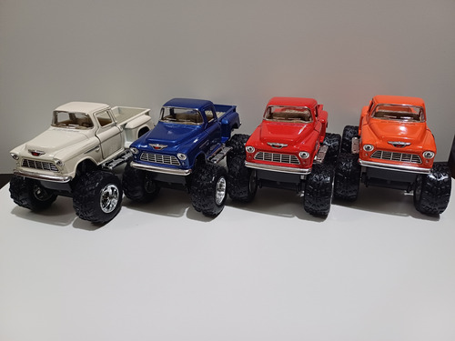 Camionetas Chevy Stepside 1955 Off Road Por 4 Escala 1:32 Varios