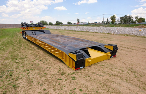 Imagen 3 de 14 de Lowboy Cama Baja 80 Toneladas Desmontable Jeep Dolly