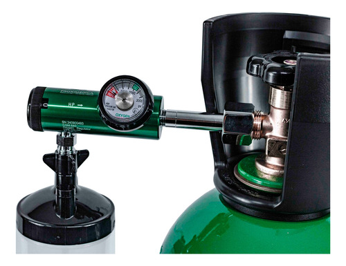 Kit Portatil Oxigeno Tipo M60 De 1700 Lts C/ Accesorios