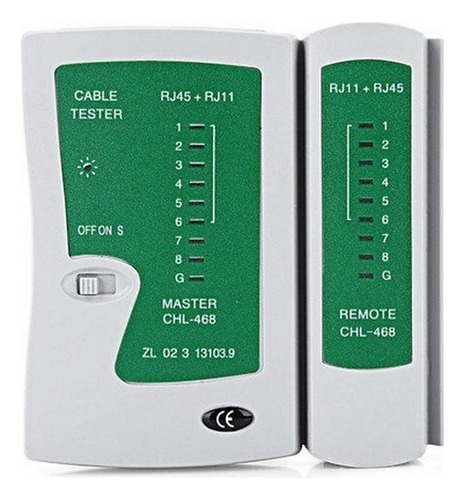 Testador Cabo Rede Rj45 Rj11 Teste Lan Profissional Portátil