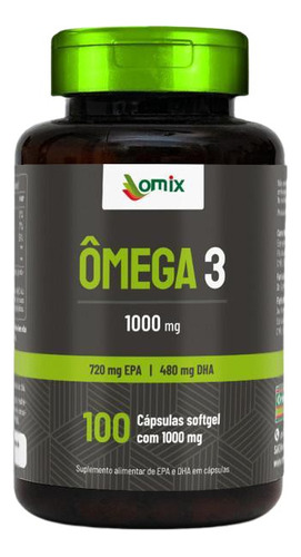 Ômega 3 - 1000mg 100caps Omix