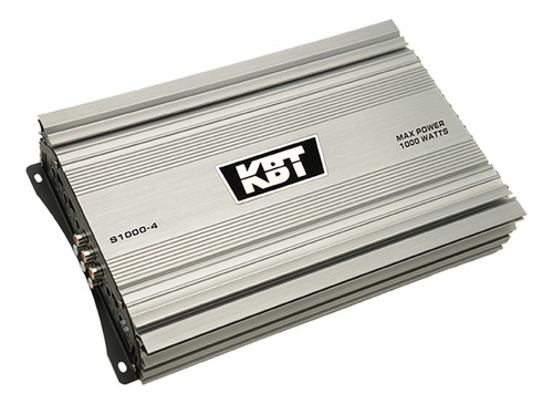 Amplificador para autos, pickups & suv KBT Electronics Soldier S1000-4 clase AB con 4 canales y 1000W plateado