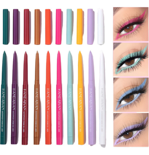 Delineador De Colores Maquillaje Larga Duración Crema