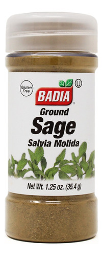 Salvia Molida 35g Sin Gluten Vegano Kosher Badia