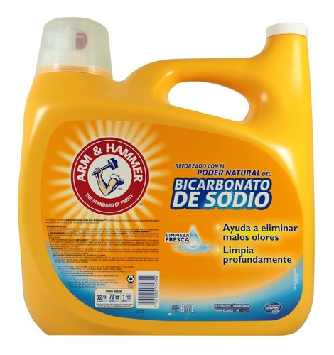 Imagen 1 de 1 de Detergente Líquido Arm And Hammer 6.4 Lt