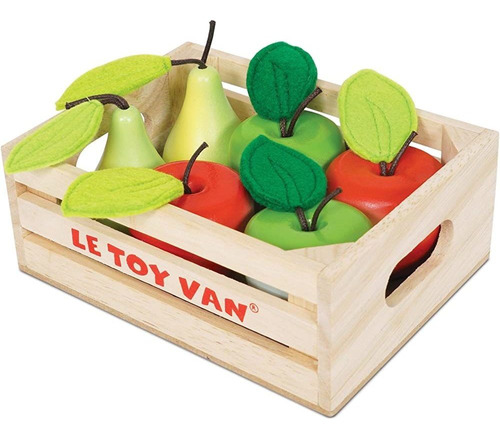 Le Toy Van - Caja De Manzanas Y Peras Del Mercado De Abejas 