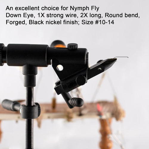 Fly Fishing Hooks 100pc Pack Barbless Catch & Release Dry We