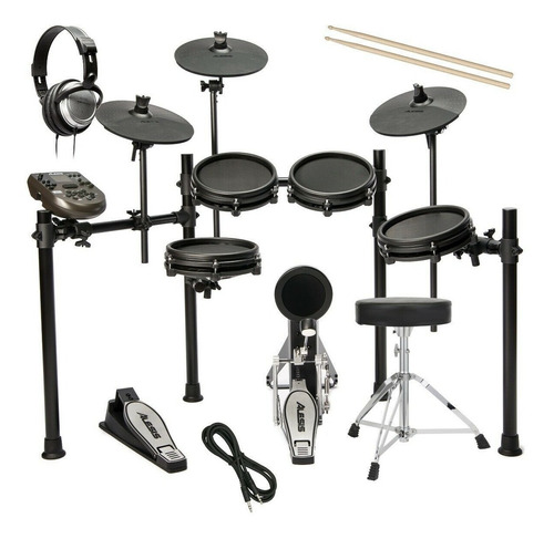 Imagen 2 de 2 de Alesis Nitro Mesh Electronic Drum Set Drum Essentials Bundle