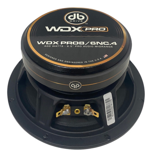 2 Medios Rangos 6.5 PLG Db Drive Wdxpro8/6nc.4 400w Wdx Pro Color Negro