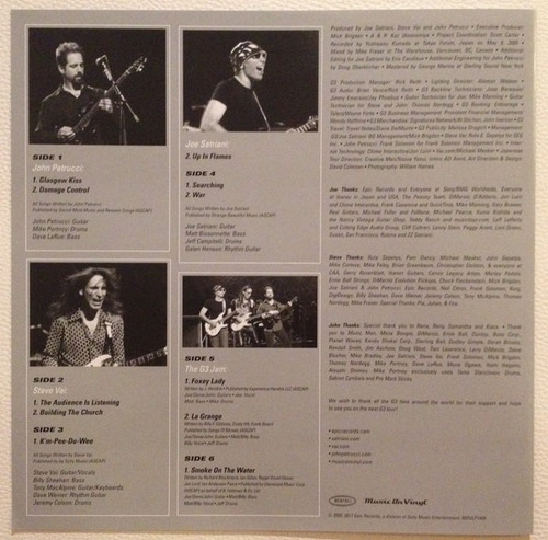 G3 Live In Tokyo Vinilo Nuevo Y Sellado Musicovinyl