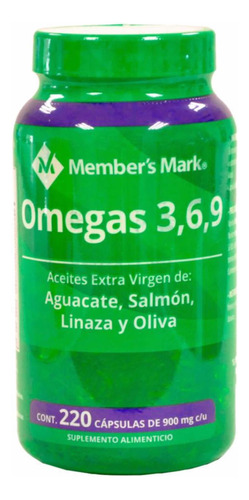 Omega 3,6,9 Aceite Extra Virgen Salmón Aguacate Oliva Linaza