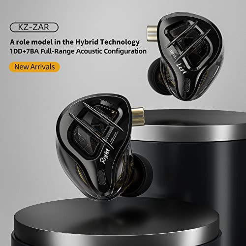 In-ear Monitor Iem Audifonos Para Kz Zar Negro