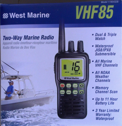 Radio Portatil Marino Vhf 85 West Marine