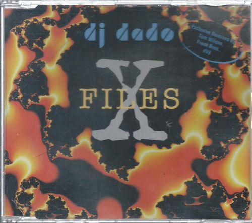 Dj Dado The X-files Sencillo-single Cd Importado Alemania