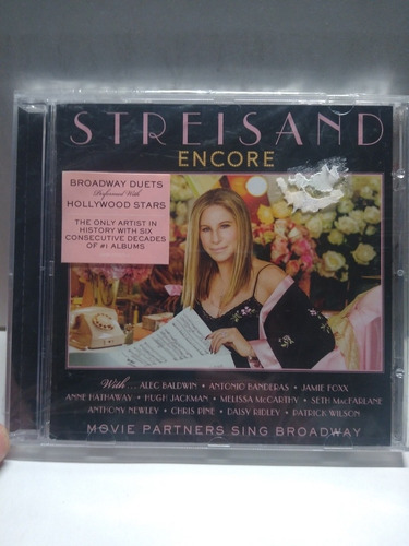 Barbra Streisand Encore Cd Nuevo