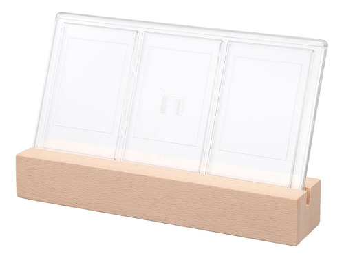 Panel Acrílico Transparente Con Base De Madera Para Marco De