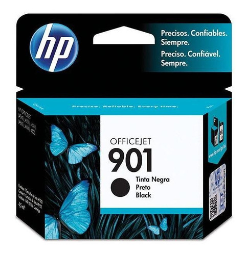 Cartucho De Tinta Hp 901 Negra Original Cc653al